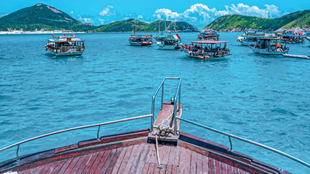 Barco em Arraial do Cabo